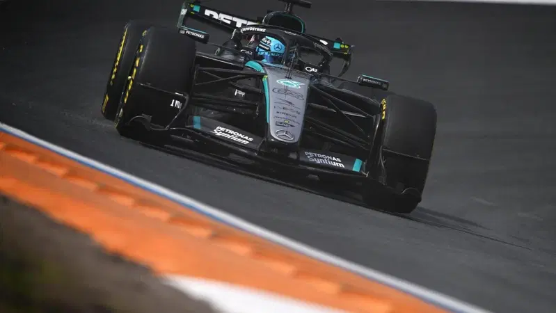 F1. Zampata da urlo di Russell a Zandvoort: pole Sprint al cardiopalma, beffa per Leclerc in qualifica!