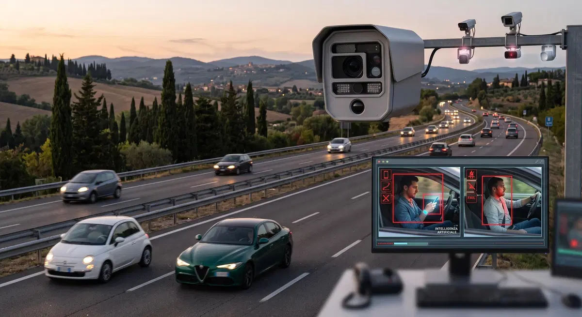 L'autovelox con l'Intelligenza Artificiale è già operativo: ti guarda nell'abitacolo come il 'Grande Fratello'
