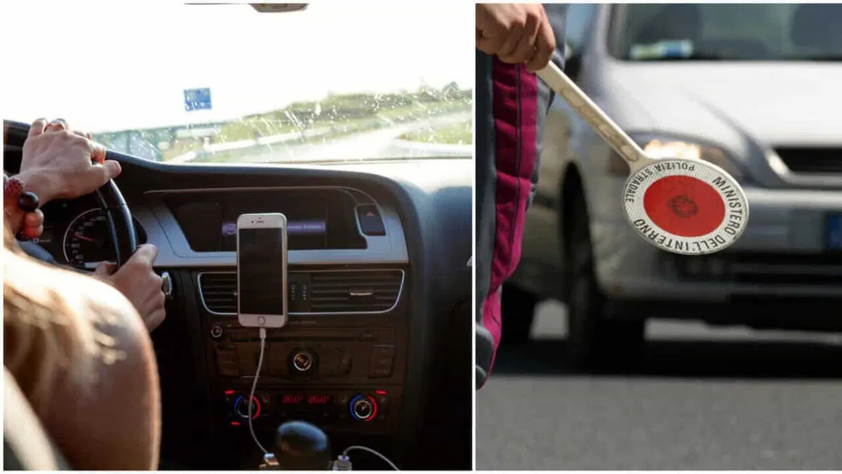 Multa per cellulare alla guida senza foto: 258 euro e 5 punti sulla patente