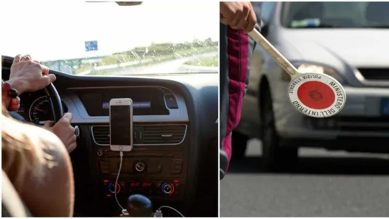 Multa per cellulare alla guida senza foto: 258 euro e 5 punti sulla patente