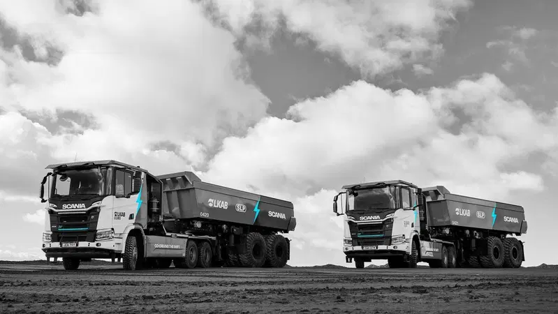 Scania, i camion elettrici da 130 tonnellate lavorano a 1.200 metri sottoterra