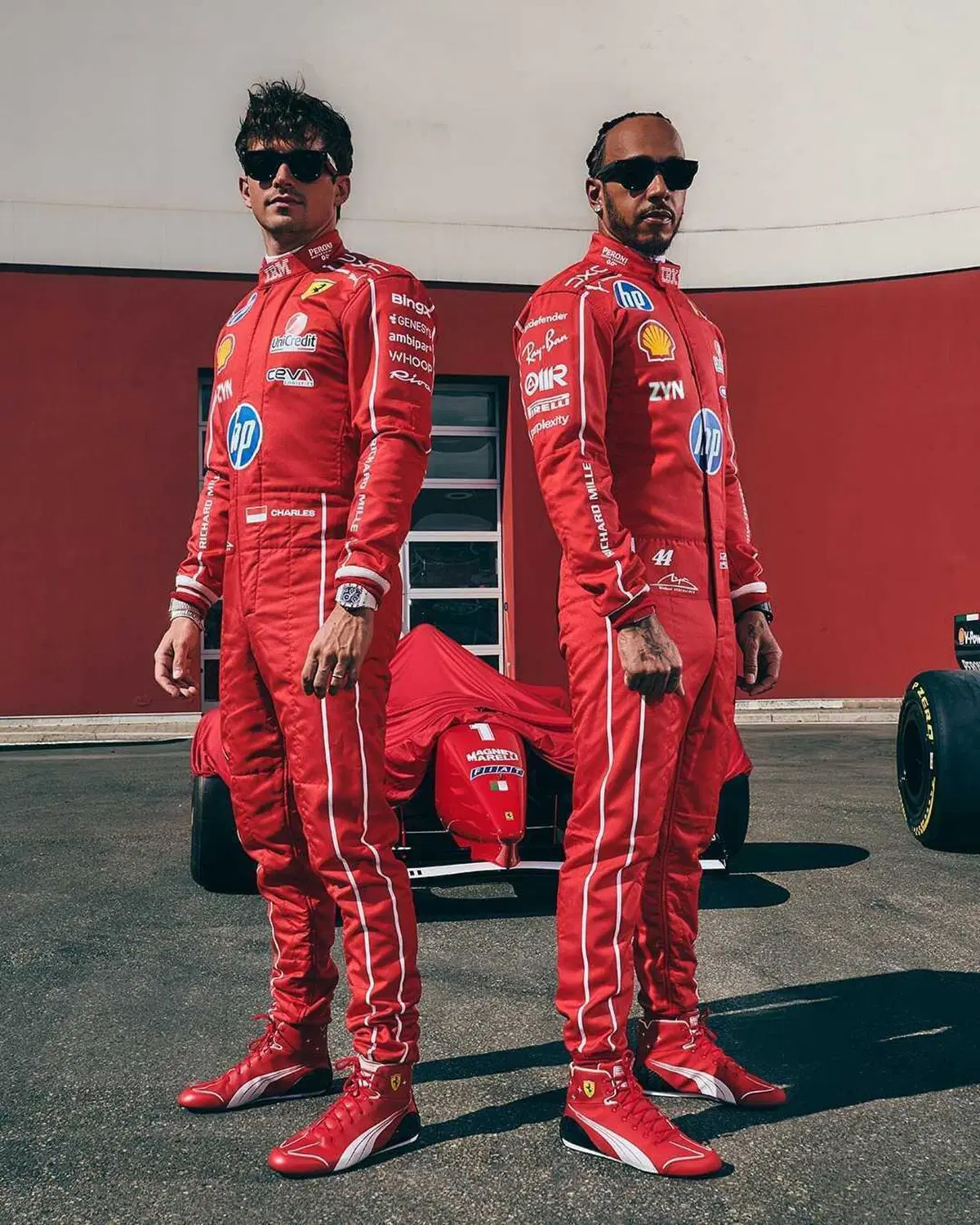 Le tute speciali di Ferrari per Monza (2)