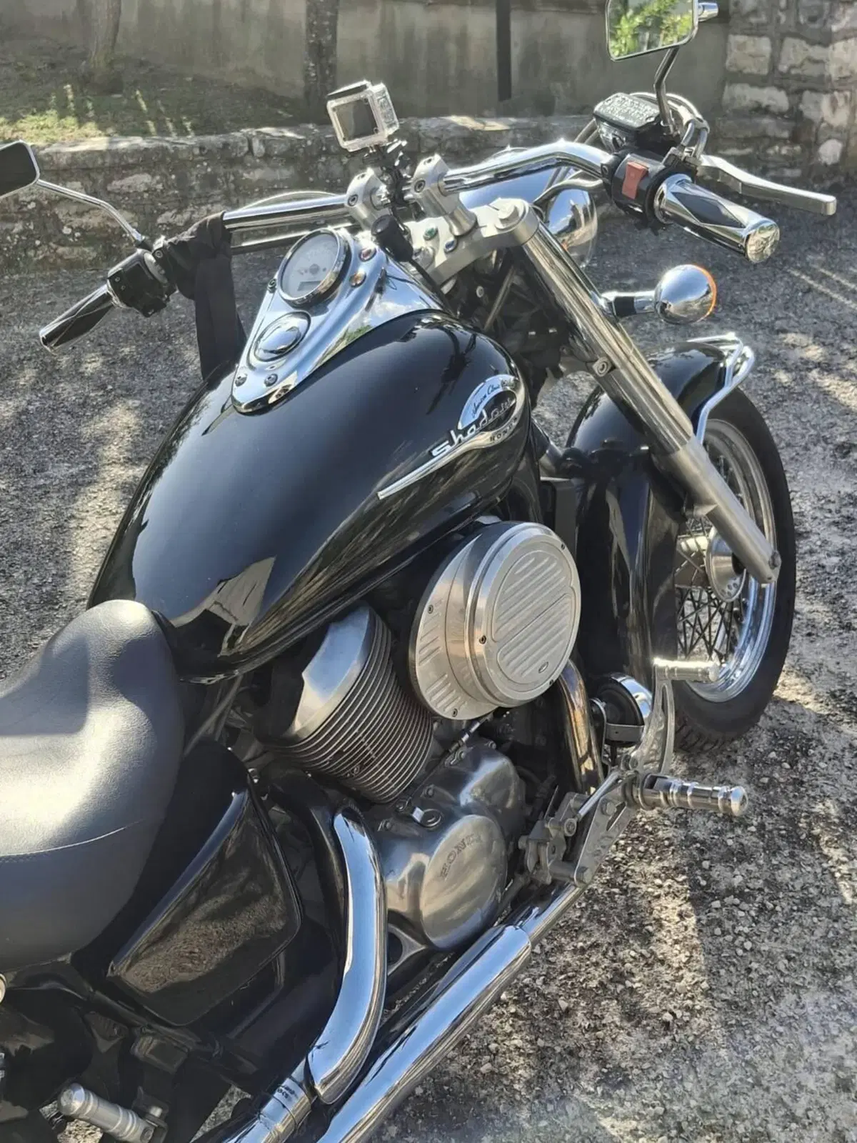 Honda Shadow 750 d'epoca a Benevento
