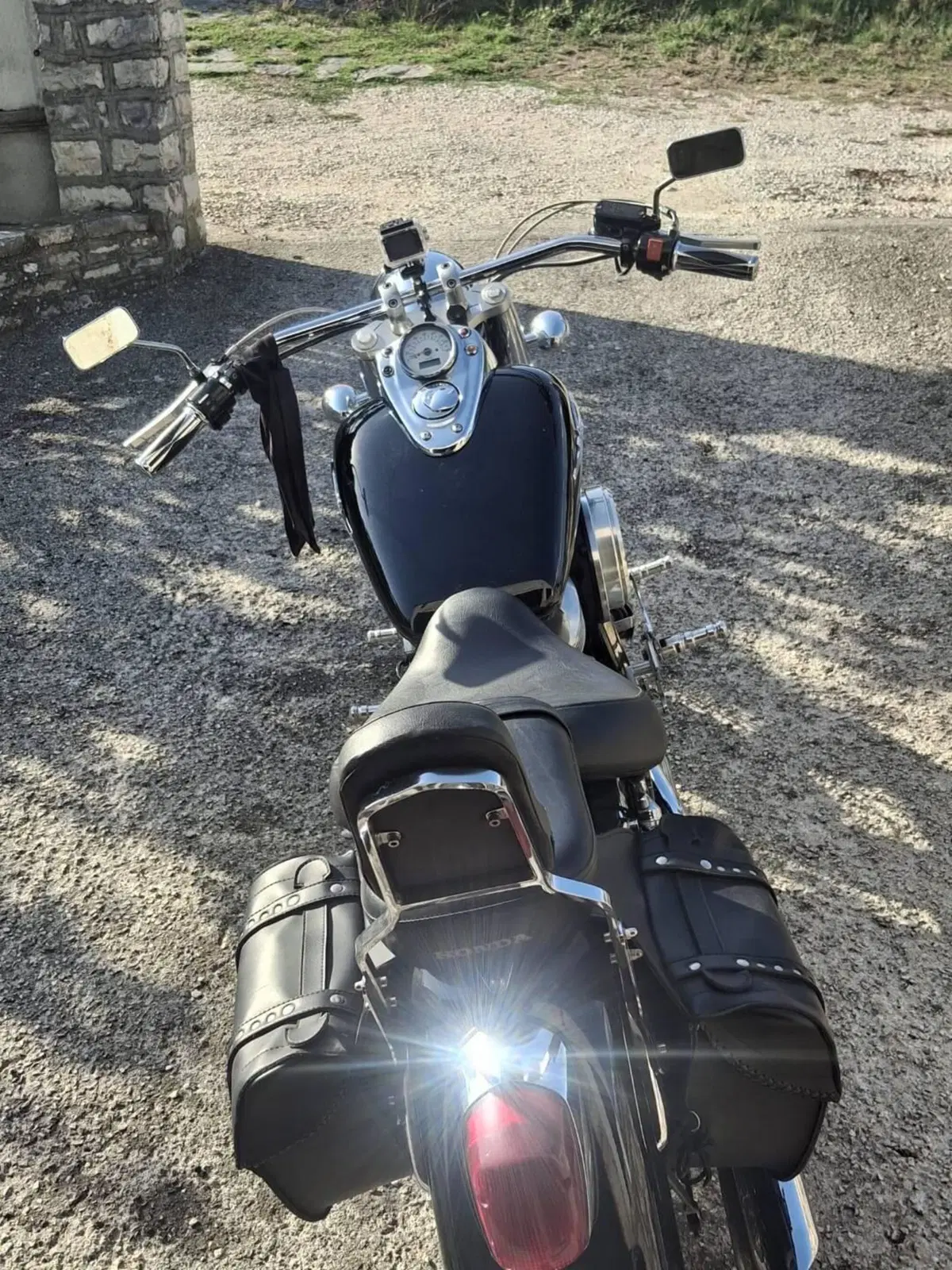 Honda Shadow 750 d'epoca a Benevento (2)
