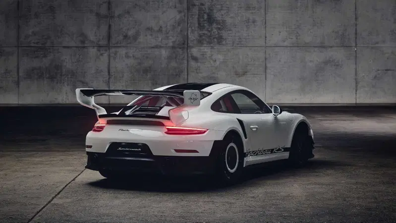 Porsche Flachbau RS posteriore