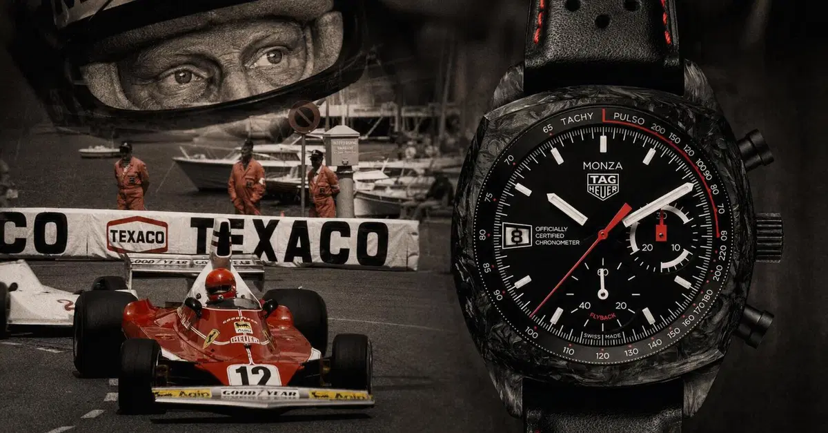 TAG Heuer Monza, 50 anni dopo Niki Lauda: il cronografo in carbonio forgiato che rilegge la Formula 1