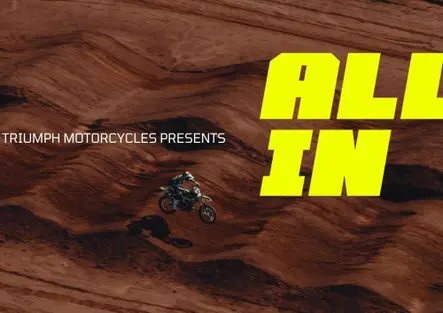 Triumph lancia All In: la rivoluzione dell'off-road svelata in una docuserie da non perdere