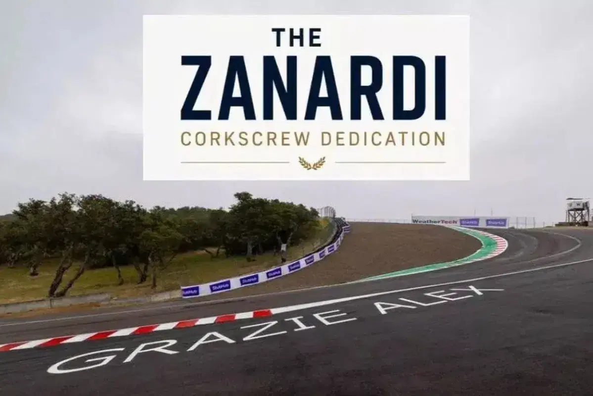 Laguna Seca intitola il Cavatappi ad Alex Zanardi: 30 anni dopo il sorpasso più famoso