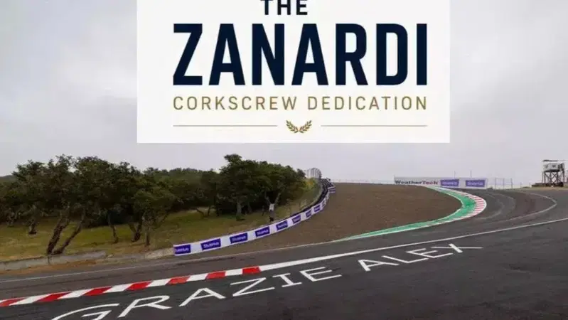 Laguna Seca intitola il Cavatappi ad Alex Zanardi: 30 anni dopo il sorpasso più famoso