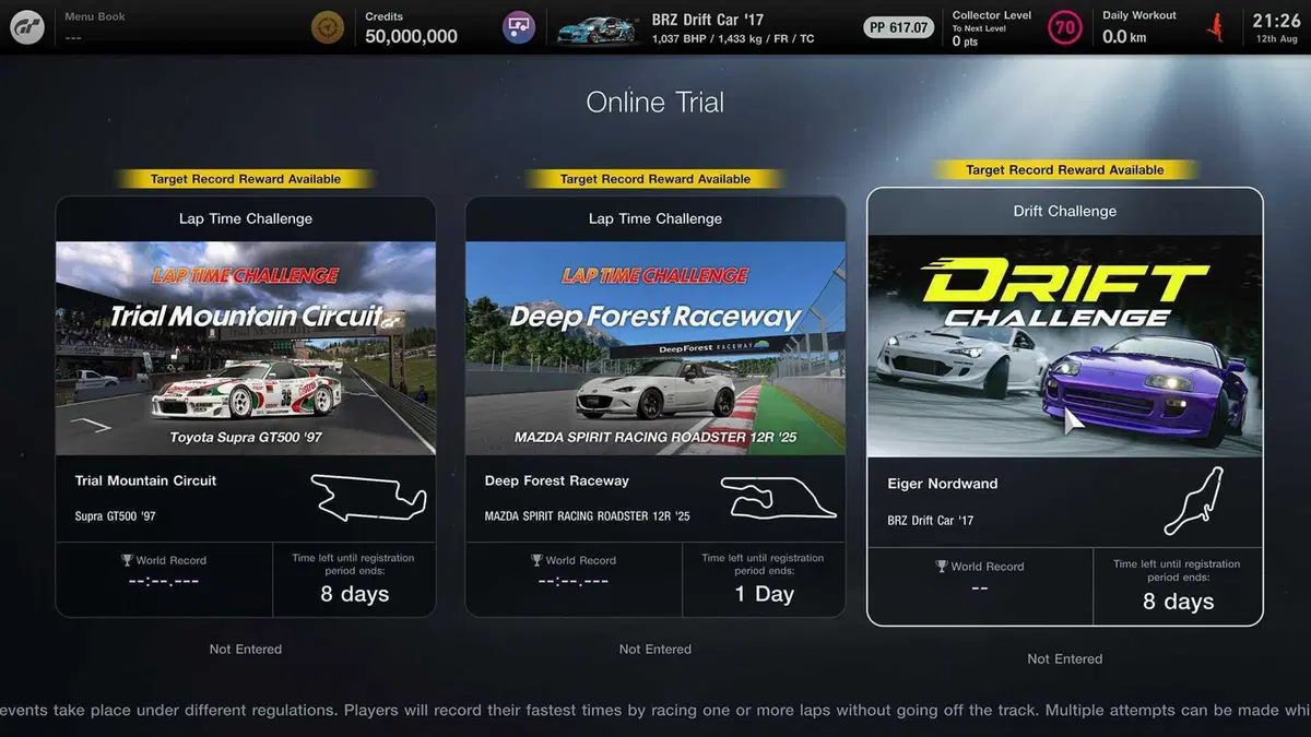 Family Mode e Challenge Drift Online