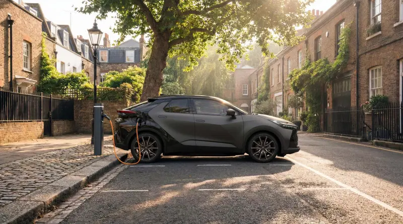 Toyota C-HR di profilo