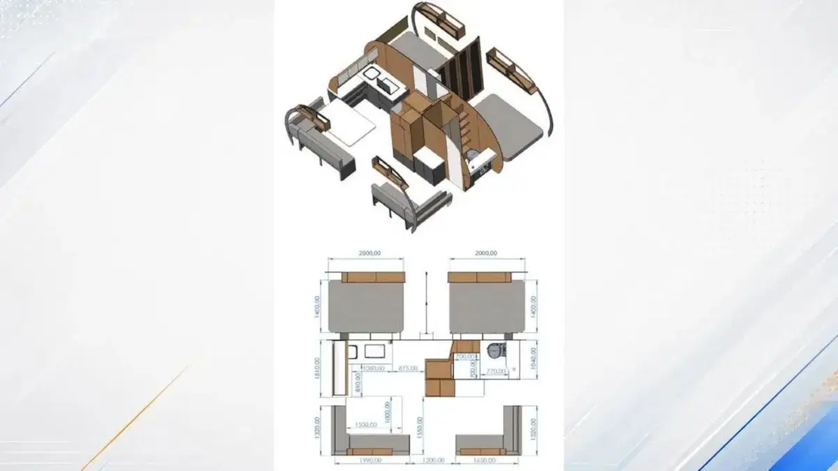 Beauer X8, la roulotte “fisarmonica” che si allarga in 60 secondi e diventa una casa da 30 mq (5)