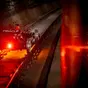 La Red Bull RB8 sfreccia nella metro di Madrid