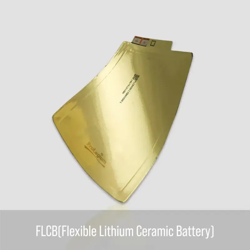 Batteria litio cermica flessibile