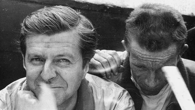 Wolfgang von Trips e Richie Ginther, fotografati nel 1961