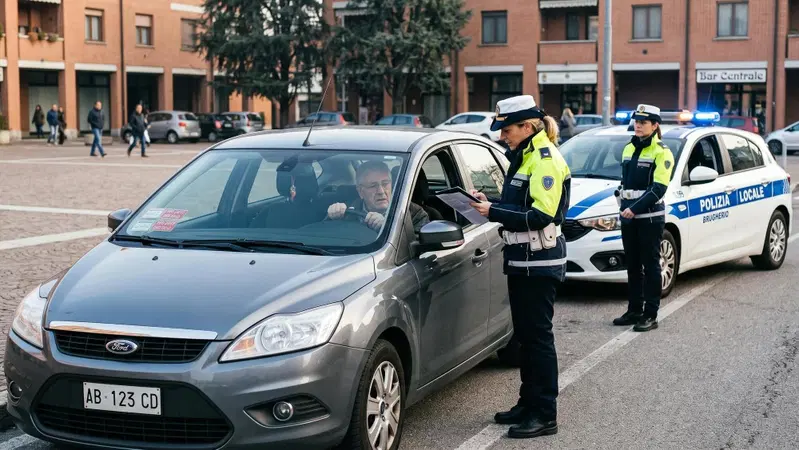 Brugherio, fermato con l'auto senza revisione: doppia sanzione e patente ritirata