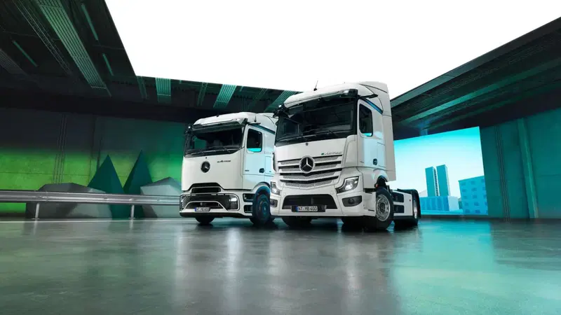 Camion elettrici Mercedes Benz eActros