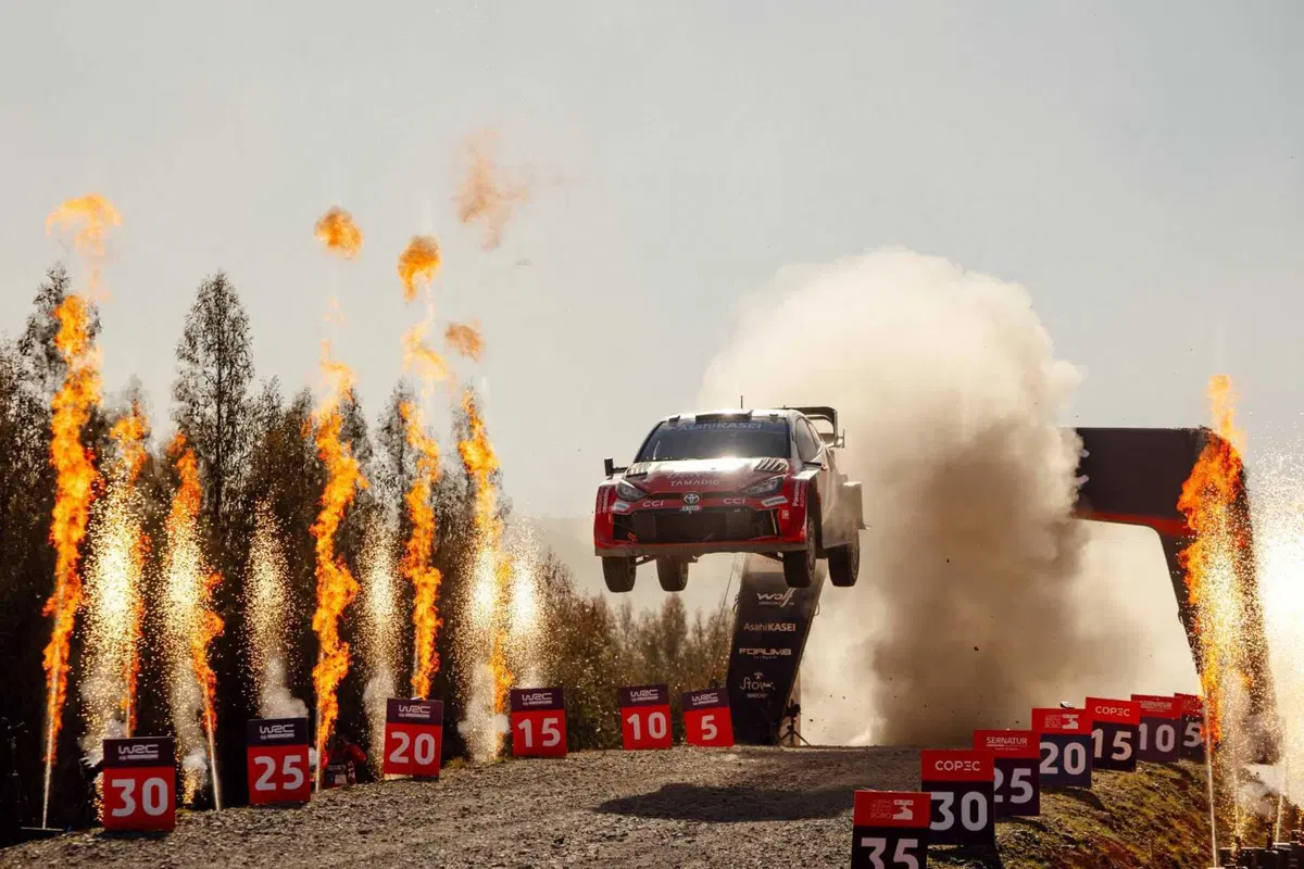 WRC26 #12 Chile. Toyota Gazoo Racing, Campioni, Podio (2)