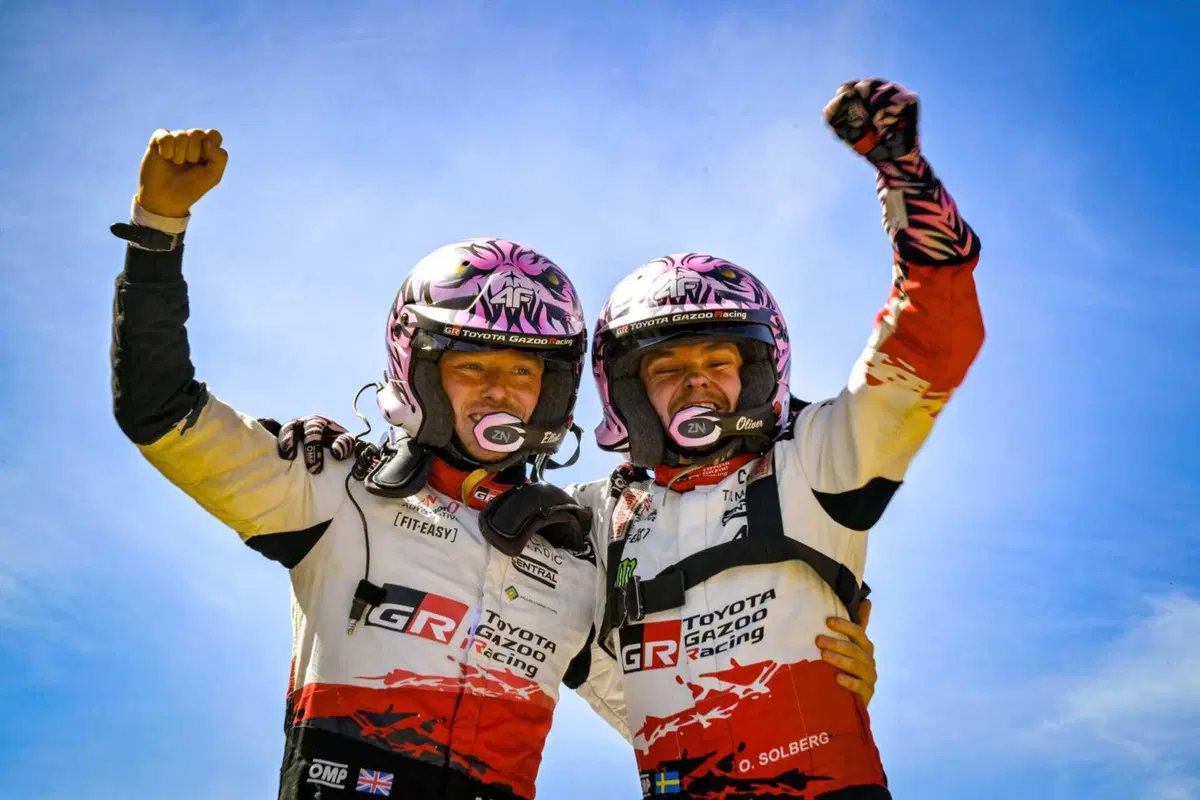 WRC26 #12 Chile. Toyota Gazoo Racing, Campioni, Podio (6)