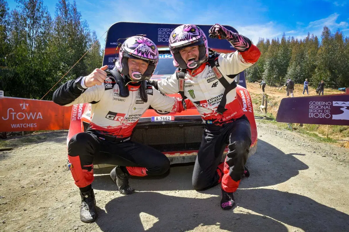 WRC26 #12 Chile. Toyota Gazoo Racing, Campioni, Podio (7)
