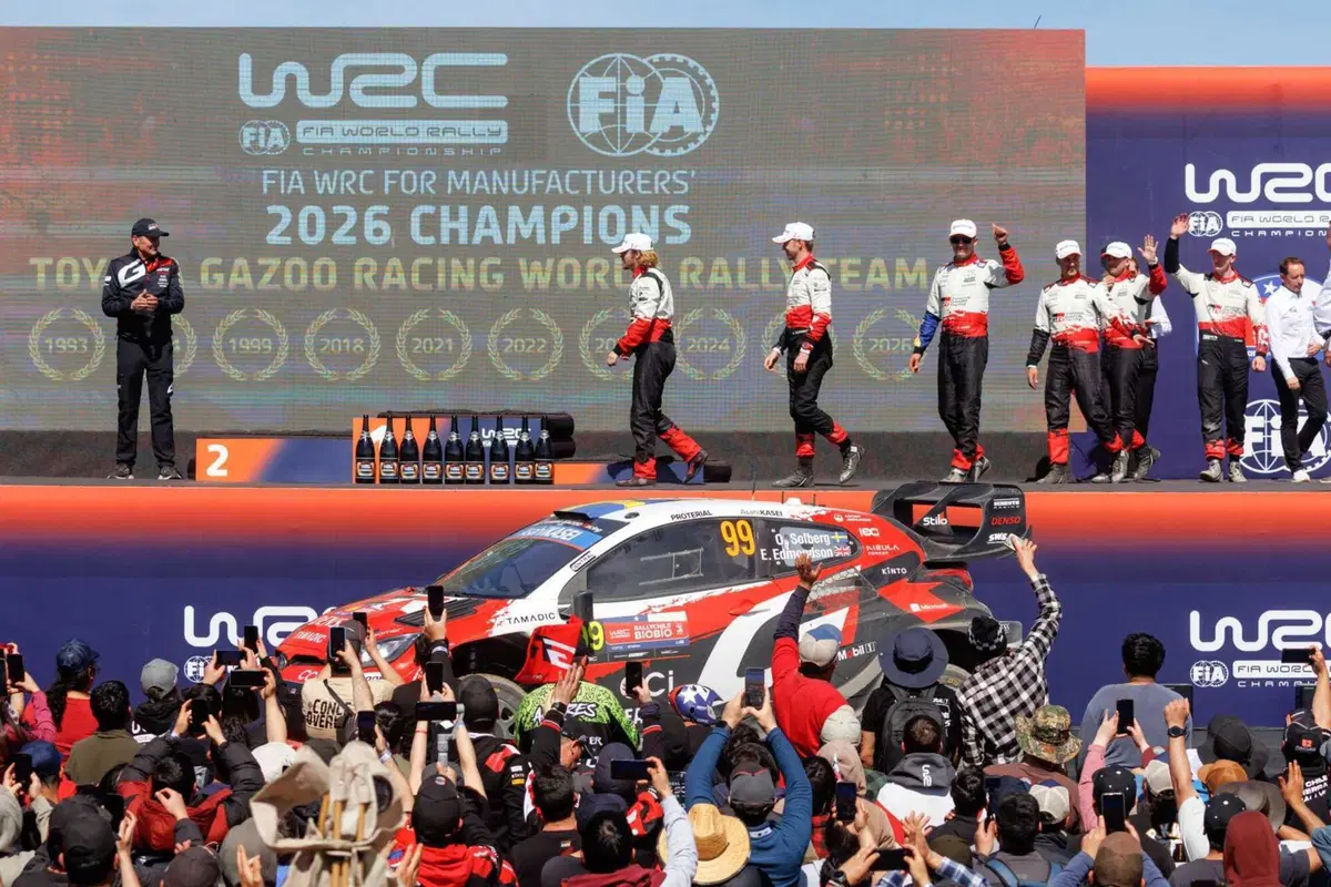 WRC26 #12 Chile. Toyota Gazoo Racing, Campioni, Podio (11)