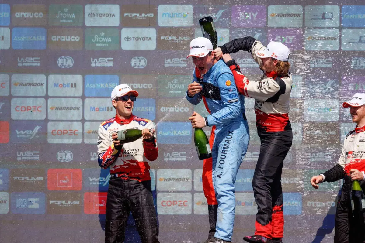 WRC26 #12 Chile. Toyota Gazoo Racing, Campioni, Podio (13)