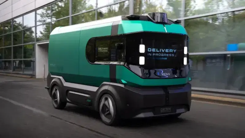 Stellantis e la robotica cinese svelano BOW: il veicolo autonomo a 'scatola su ruote' per la logistica del futuro