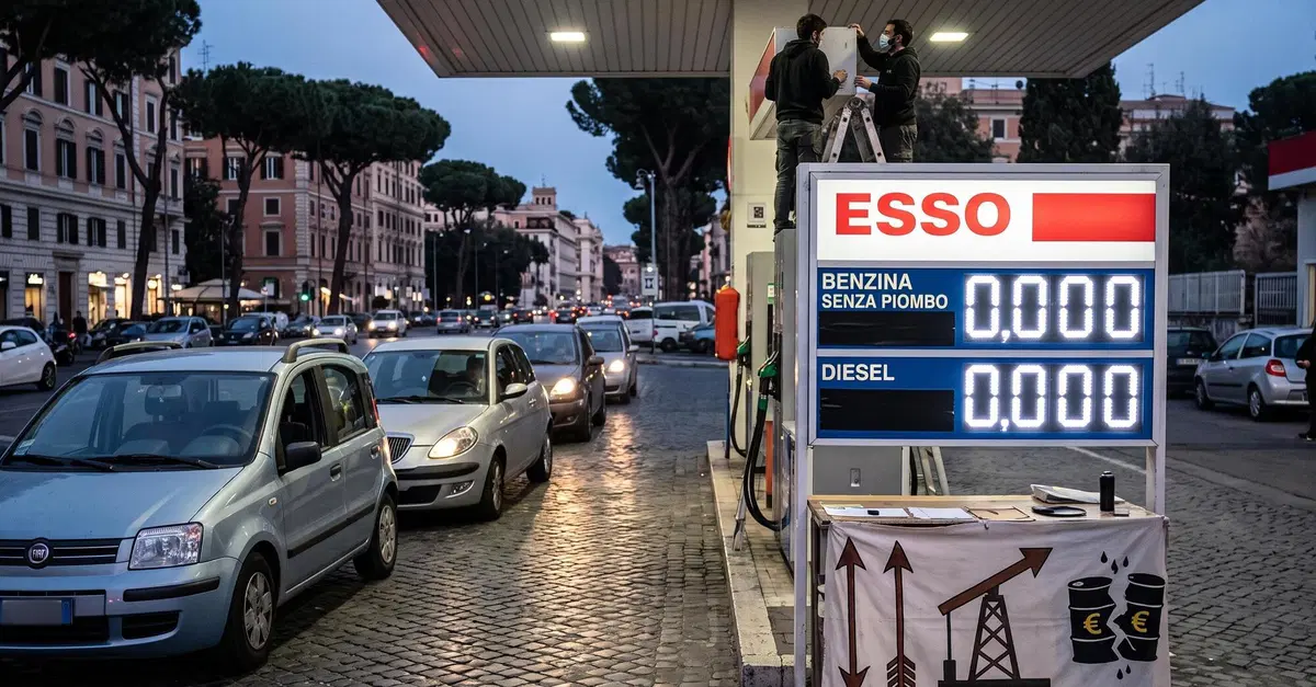 Benzina e gasolio gratis a Roma: la protesta contro il caro carburanti