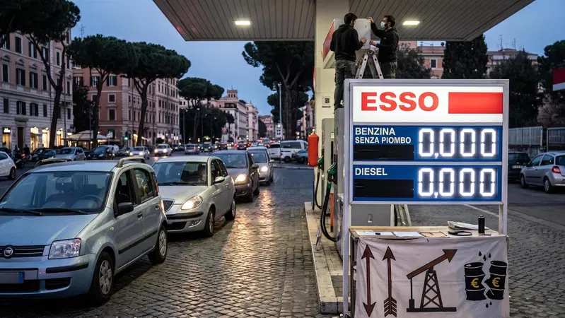 Benzina e gasolio gratis a Roma: la protesta contro il caro carburanti