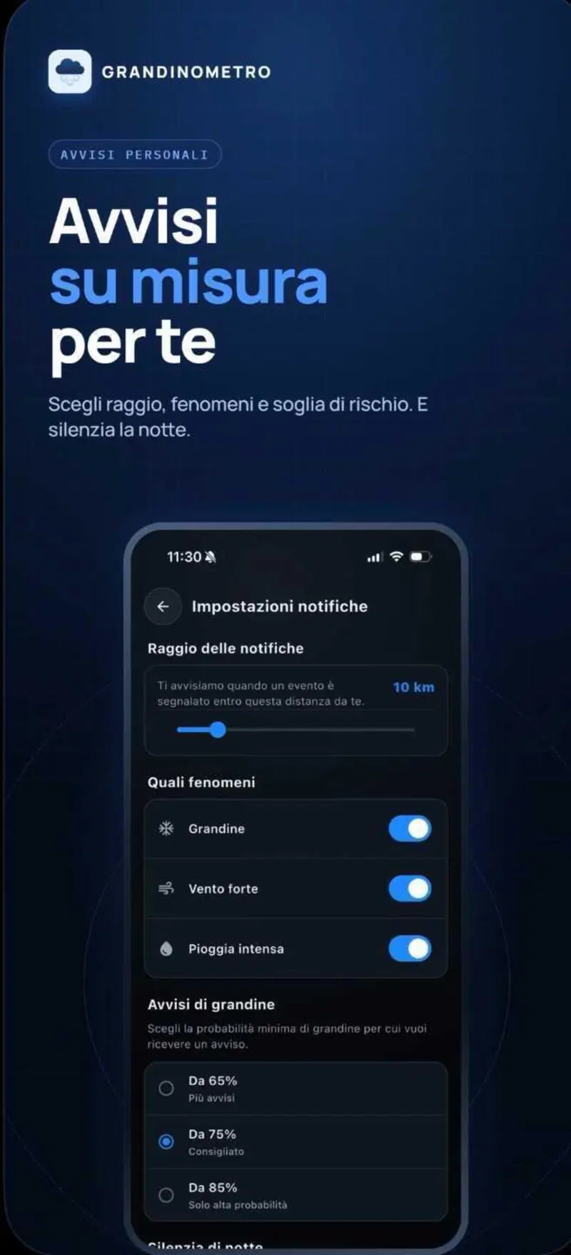 Grandinometro
