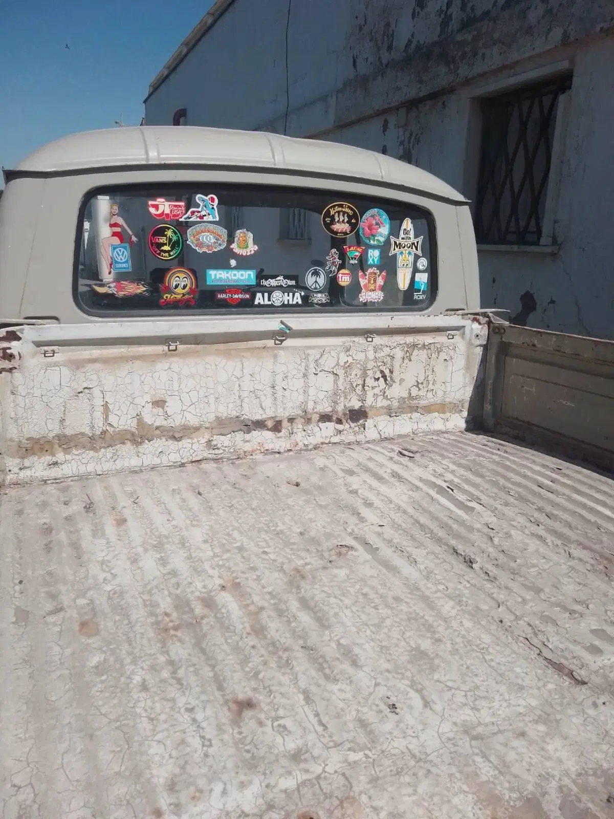 Volkswagen T2 pick up single cab d'epoca a Roma (4)