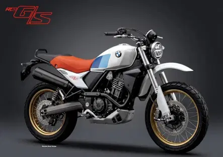 Una piccola BMW GS in salsa retrò: il sogno del designer Oberdan Bezzi