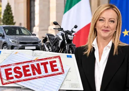 Il governo abolisce il bollo moto