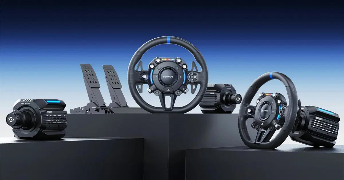 MOZA per Playstation 5: presenta al Tokyo Game Show i nuovi volanti per Gran Turismo