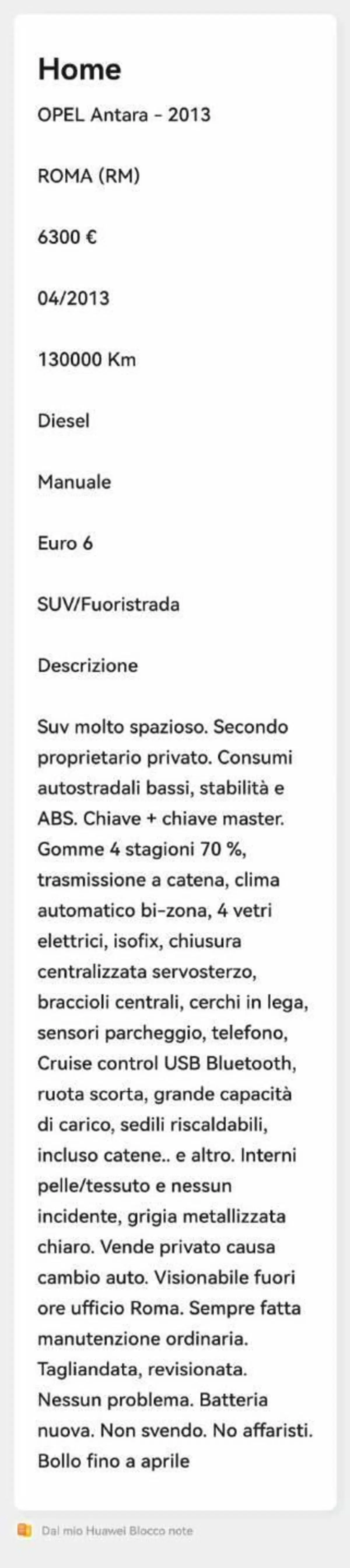 Opel Antara usata a Roma (5)