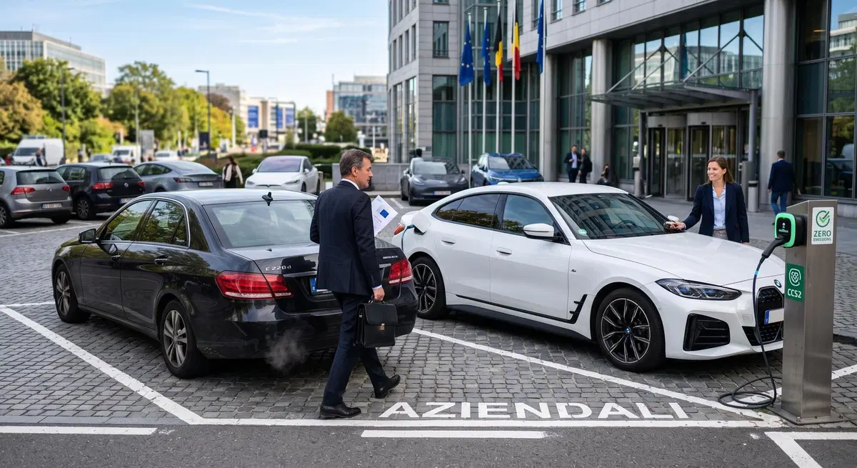 Auto aziendali, l’UE vuole cambiare l’IVA: cosa può succedere alle auto a benzina e diesel