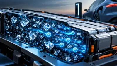Diamanti nella batteria dell'auto elettrica: la scoperta che fa correre gli ioni