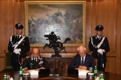 L’Arma dei Carabinieri e Pirelli siglano un accordo per la sperimentazione del Cyber Tyre a Roma
