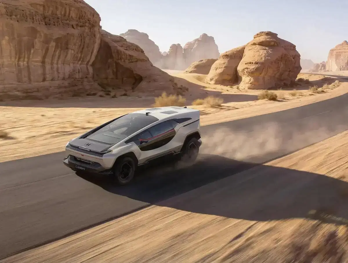 Ceer Exobot, l'Arabia Saudita entra nel mondo dell'auto con due elettriche da 1.100 CV che non somigliano a nulla (8)