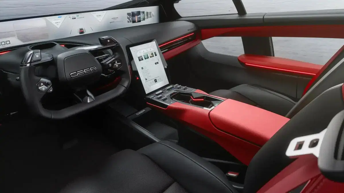 Ceer Exobot, l'Arabia Saudita entra nel mondo dell'auto con due elettriche da 1.100 CV che non somigliano a nulla (11)
