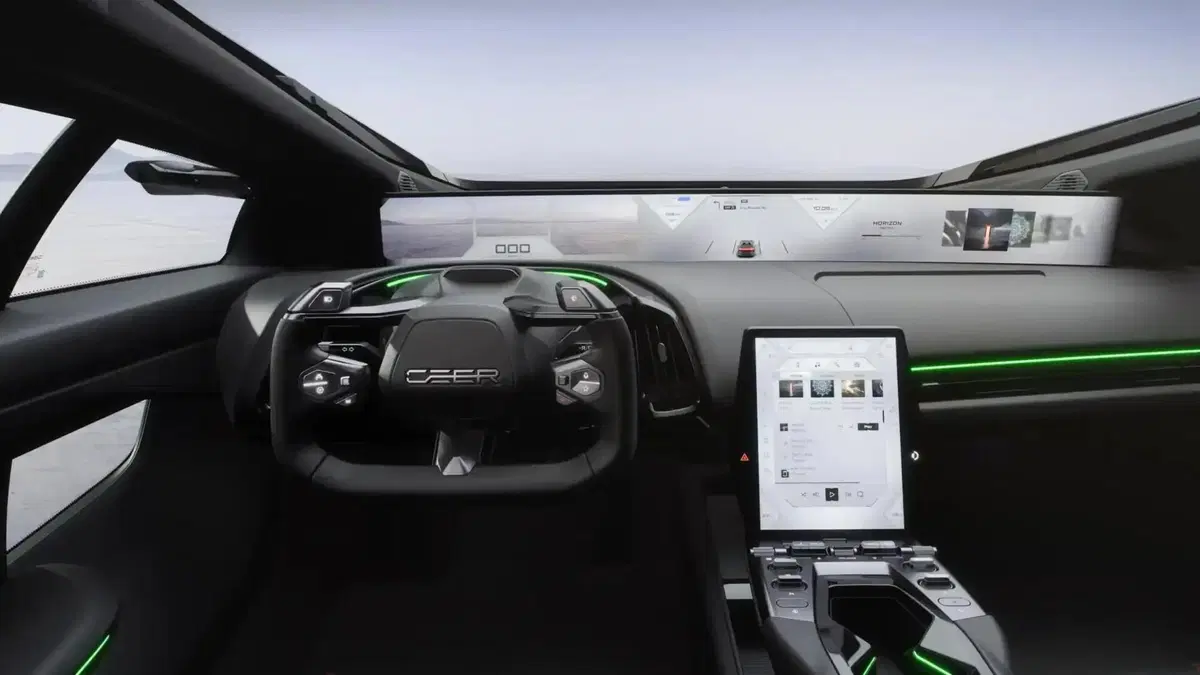 Ceer Exobot, l'Arabia Saudita entra nel mondo dell'auto con due elettriche da 1.100 CV che non somigliano a nulla (21)