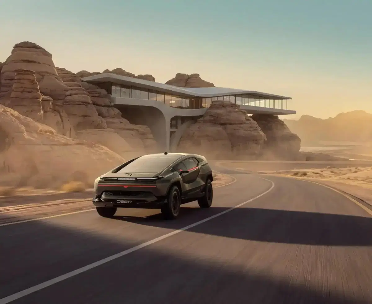 Ceer Exobot, l'Arabia Saudita entra nel mondo dell'auto con due elettriche da 1.100 CV che non somigliano a nulla (25)