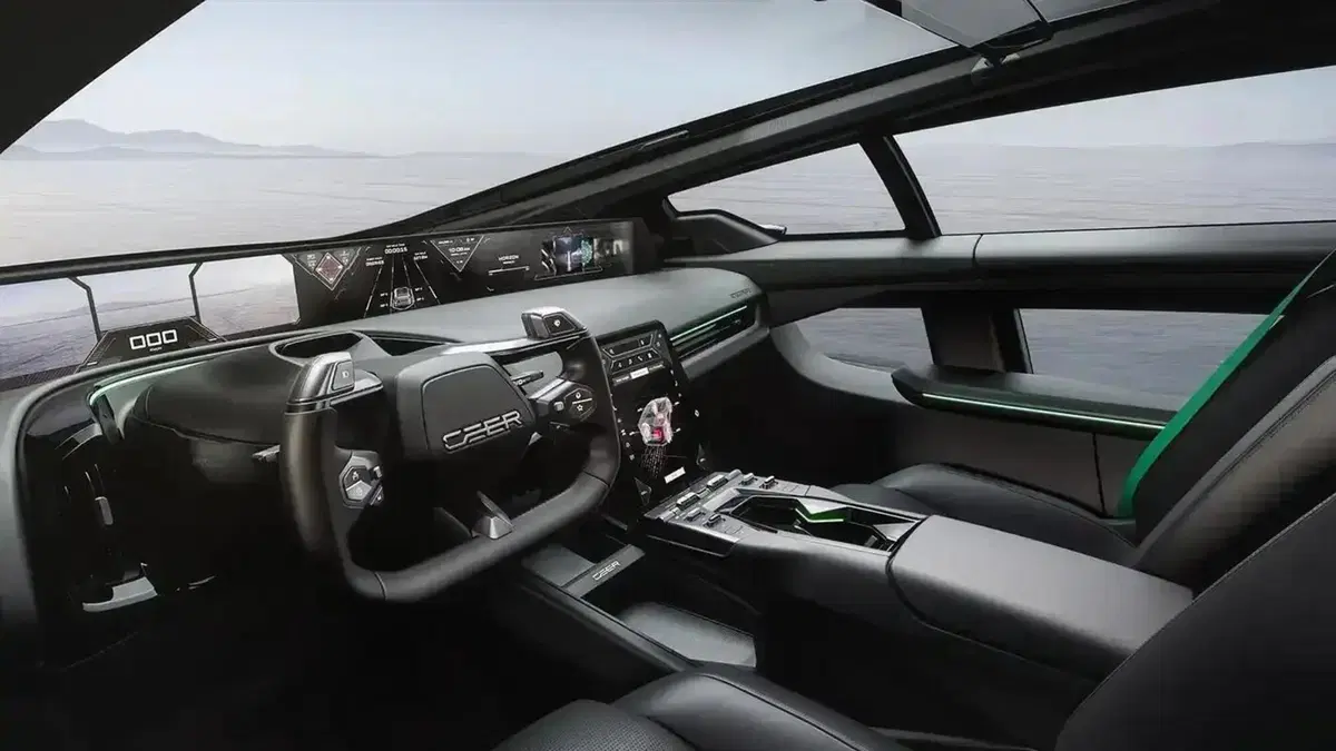 Ceer Exobot, l'Arabia Saudita entra nel mondo dell'auto con due elettriche da 1.100 CV che non somigliano a nulla (26)
