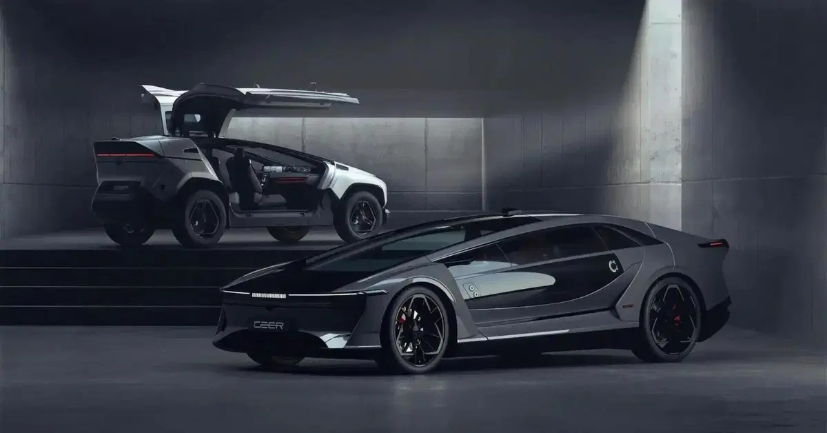 Ceer Exobot, l'Arabia Saudita entra nel mondo dell'auto con due elettriche da 1.100 CV che non somigliano a nulla