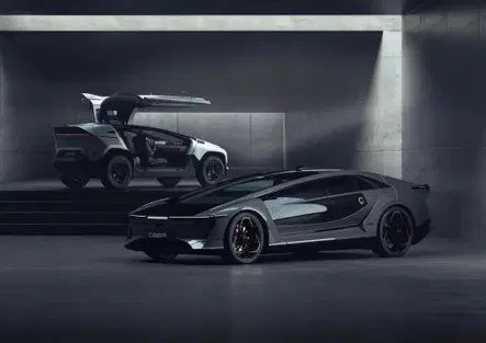 Ceer Exobot, l'Arabia Saudita entra nel mondo dell'auto con due elettriche da 1.100 CV che non somigliano a nulla