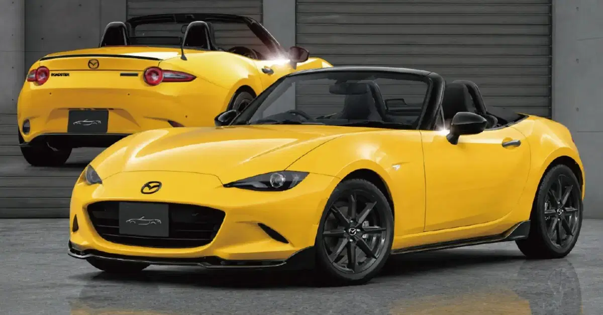 Mazda MX-5 gialla, è una serie speciale da collezione: ne saranno prodotte solo 6