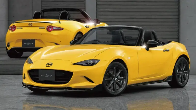 Mazda MX-5 gialla, è una serie speciale da collezione: ne saranno prodotte solo 6