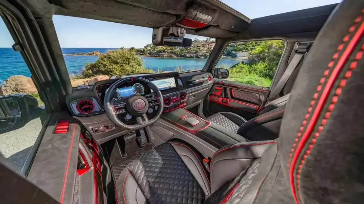 Brabus 900 Rocket Edition Cabrio, la Classe G perde il tetto e arriva a 900 CV (7)