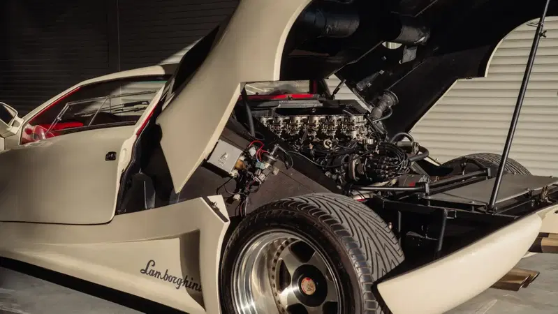 V12 da 5,2 litri della Lamborghini Countach 5000 QV
