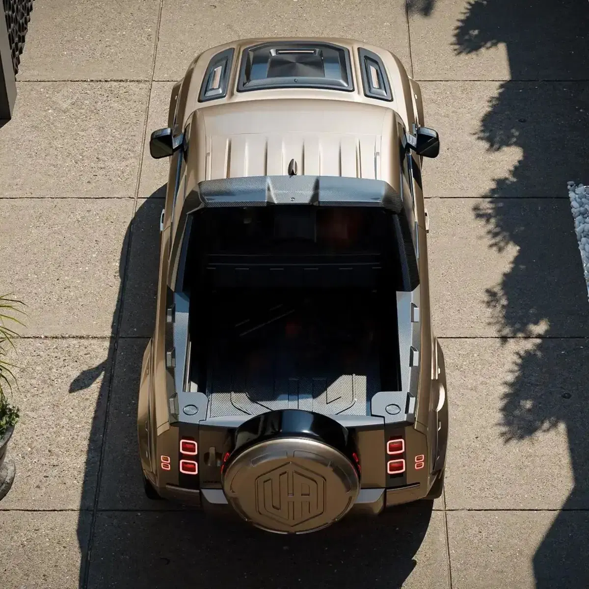 Land Rover Defender Widetrack: Urban Automotive la allarga e la veste di carbonio  (7)